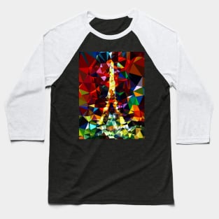 Eiffel tower modern abstract Baseball T-Shirt